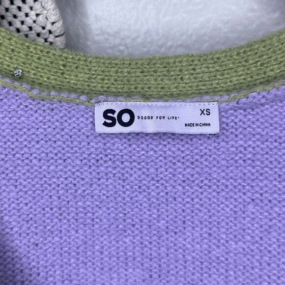 SO Color-Black Pastel Cardigan Sweater (XS) - Picture 3 of 4